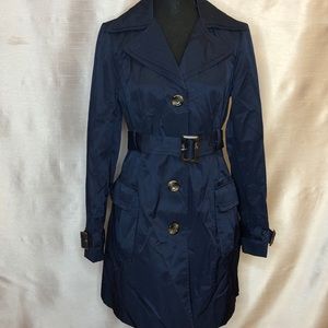 Steve Madden Trench Coat with pleated back